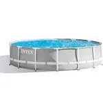 Intex 20ft x 52in Prism Frame Above Ground Swimming Pool Set with Filter Pump