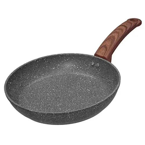 , 8 Inch Nonstick Frying Pan Skillet, Non Stick Granite Coating Egg Pan Fry P...