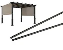 ALISUN Length Adjustable Weight Rods/Pull Tubes for Pergola Canopy (2 Rods Included, from 77 inches to 132 inches)