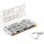 Tradespro Zinc Metric Nut and Bolt Assortment 240-Piece