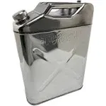 Bayour Classic Stainless Steel Cooking Oil Storage Can - 20 Quart Capa