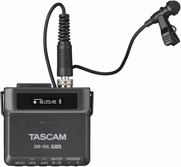 Tascam DR-10L Pro Digital Recorder with Lavalier Microphone