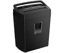 Bonsaii 12 Sheet Cross Cut Paper Shredder with 5.4 Gallons Wastebasket Home Office Use