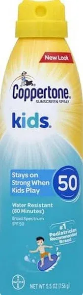 Coppertone Kids SPF 50 Sunscreen Spray