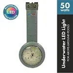 Nitelighter Multicolored 50 Watt 750 Lumen LED Underwater Light for Above Ground Pools, Grey NLMCLED