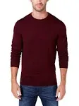 Club Room Mens Merino Wool Regular Fit Pullover Sweater Red XL