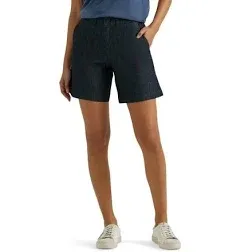 Lee Women’s 7” Utility Short Size 20 M Regular Fit Midrise Bermuda • Stormy Grey