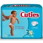 Cuties Baby Diaper Size