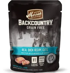 Merrick Grain-Free Backcountry Real Whitefish Recipe Cuts Wet Cat Food