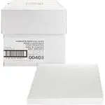 Sparco Computer Paper, Plain, 20 lb., 9-1/2&#034;x11&#034;, 2300 Sh/CT, White (SPR00408)