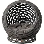 Huntley Pet Hemisphere Rattan Pet Bed