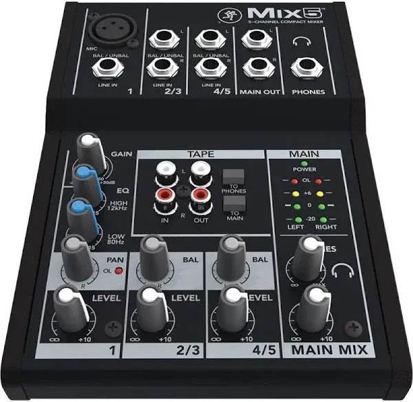 Mackie Mix Series Mix 5 5-Channel Mixer