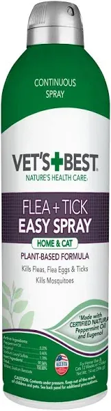 Vet's Best Flea & Tick Easy Spray for Home & Cat