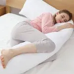 Extra Long Body Pillow for Side Sleeper, Pregnancy, Neck and Shoulder Support...