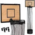 Fury Strike Wooden Basketball Hamper – Basketball Hoop Laundry Basket Over The