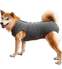 Dotoner Dog Recovery Suit Abdominal Wound Puppy Surgical Clothes Post-operative Vest Pet After Surgery Wear Substitute E-collar & Cone