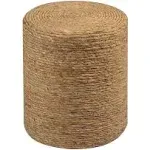 Wimarsbon Natural Seagrass Foot Stool Hand Weaving Round Ottoman for Living Room Outdoor Seat Natural