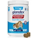 Glandex Advanced Vet Strength Anal Gland Support for Dogs, Duck & Bacon Flavor / 120 Chews