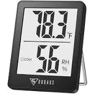 Digital Hygrometer Indoor Thermometer 3 Pack, Room Thermometer with 5S Fast