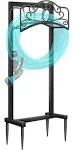 Shomextol Garden Hose Holder -Upgraded Water Hose Holder Holds 100-Feet Hose,Sturdy Hose Stand and Hose Storage Rack,Freestanding Heavy Duty Hose