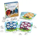 Learning Resources 10 on the Spot Ten Frame Game - 2-6 Players, Ages 5+ Math Learning Games for Kids, Kindergartner Activities