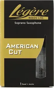 Légère Reeds - Soprano Saxophone Reed, American Cut, Strength 2.00 (SSA2.00) - Premium Synthetic Woodwind Reed