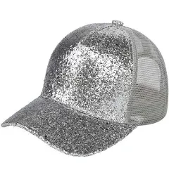 C.C Radiant Shimmer Adjustable Trucker Baseball Cap Hat