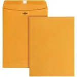 9 X 12 Clasp Envelopes with Deeply Gummed Flaps, Great for Filing, Storing or Ma