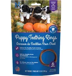 N-Bone - Puppy Teething Ring Pumpkin Flavor 3 Pack