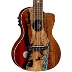 Luna Guitars Vista Deer Concert Uke