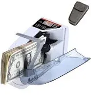 Money Counter Cosdio Portable Money Counter Mini Bill Cash Counting Machine Handy Suitable for Multi Currency Handy Bank