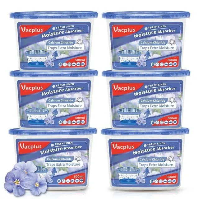 Vacplus Ocean Fragrance Moisture Absorber 6 Pack