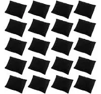 Watch Pillow, Velvet Watch Pillows for Box Bracelet Watch Pillow 20 Packs, Small Black Velvet Pillow 3.34'' x 2.95'', Jewelry Display Pillow Bracelet Bangle Cushions for Gift Box