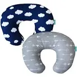 Nursing Pillow Covers for Boppy Pillow 2 Pack Safely with Zipper Cover Ultra Soft & Breathable Breastfeeding/Positioner Slipcover for Boys/Girls