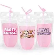 xo Fetti Bachelorette Party Drink Pouches 16 count Bachelorette Party Cups