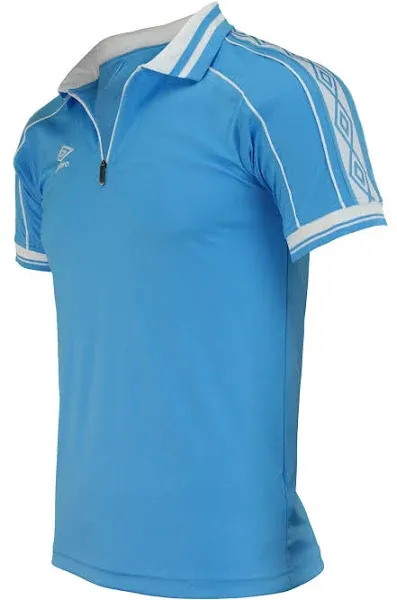 Umbro Mens Manu 1/4 Zip Soccer Jersey, Size: 2XL, Blue