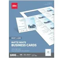 Office Depot Matte Business Cards 2in. x 3 1/2in