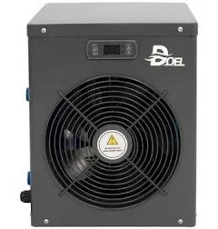 DOEL 12000 BTU Mini Swimming Pool Heat Pump for Above-Ground Pools, 3.45 kW Electric Pool Heater with Titanium Heat Exchanger, 110V 60Hz