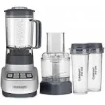 Cuisinart Velocity Ultra Trio Blender/Food Processor/Trav<wbr/>el Cups (Black &amp; Sta...