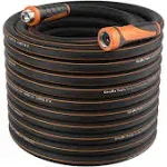 Giraffe Tools Garden Hose 100ft x 5/8 inch, Water Hose Heavy Duty, Flexible, Lightweight Hybrid Hose with Swivel Handle, male to Female Fittings,