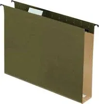 Pendaflex® SureHook® Reinforced Extra Capacity Hanging Folders, Letter, Standard Green, 1/5 Cut, 20/BX