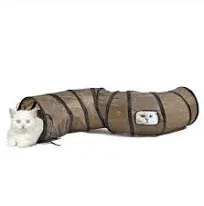 SunGrow Collapsible Tunnel for Ferret 47.2" x 9.8" Lightweight Polyester with Steel Frame Tube,Includes Carrying Case