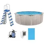 Aquarian Phoenix 15ft x 52in Above Ground Swimming Pool Kit & Pump & Ladder Kit