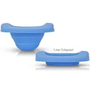 Kalencom Potette Plus Collapsible Reusable Liner For Home Use With The 2-in-1 Potette Plus Potty (sold separately) (Blue), 1 Count (Pack of 1)