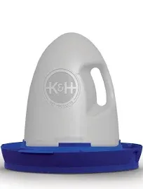 K&amp;H Pet Products Poultry Waterer Unheated 2.5 gallon Blue 16&#034; x 16&#034; x 15&#034;