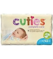 Cuties Baby Diaper Size