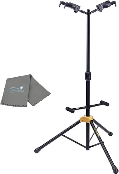 Hercules Stands GS422B PLUS Auto-Grip System (AGS) Double Guitar Stand