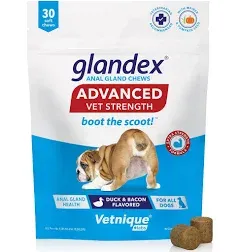 Vetnique Labs Advanved Vet Strength Anal Gland Soft Chew Dog Supplement (8.5 oz, 60 ct)