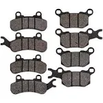 Niche Brake Pad Kit for Can-Am Defender Hd10 Hd8 Max T 715900379 715900380 715900381 Front Rear Semi-Metallic