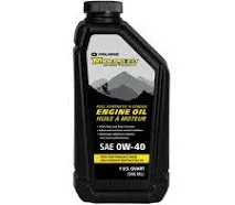 Polaris Timbersled 4 Stroke SAE 0W-40 Full Synthetic Engine Oil for Snow Bikes